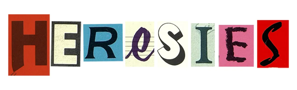 Heresies Letters Logo