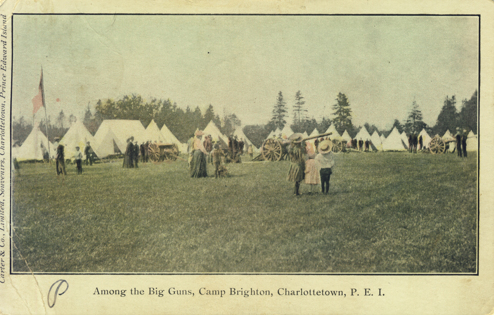 Among the Big Guns, Camp Brighton, Charlottetown, P.E.I