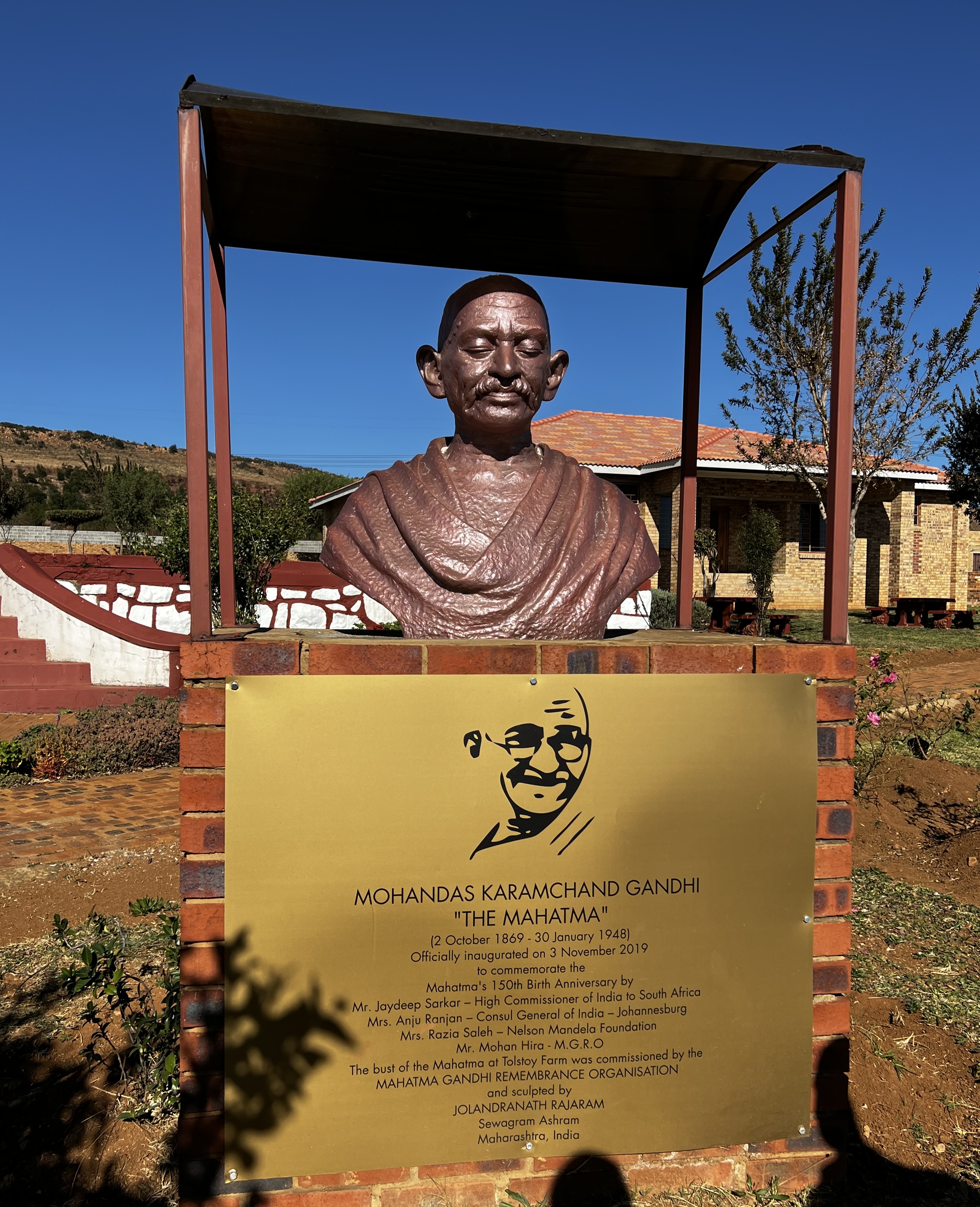 Gandhi bust
