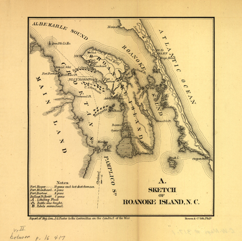Battle of Roanoke Island, N.C. 