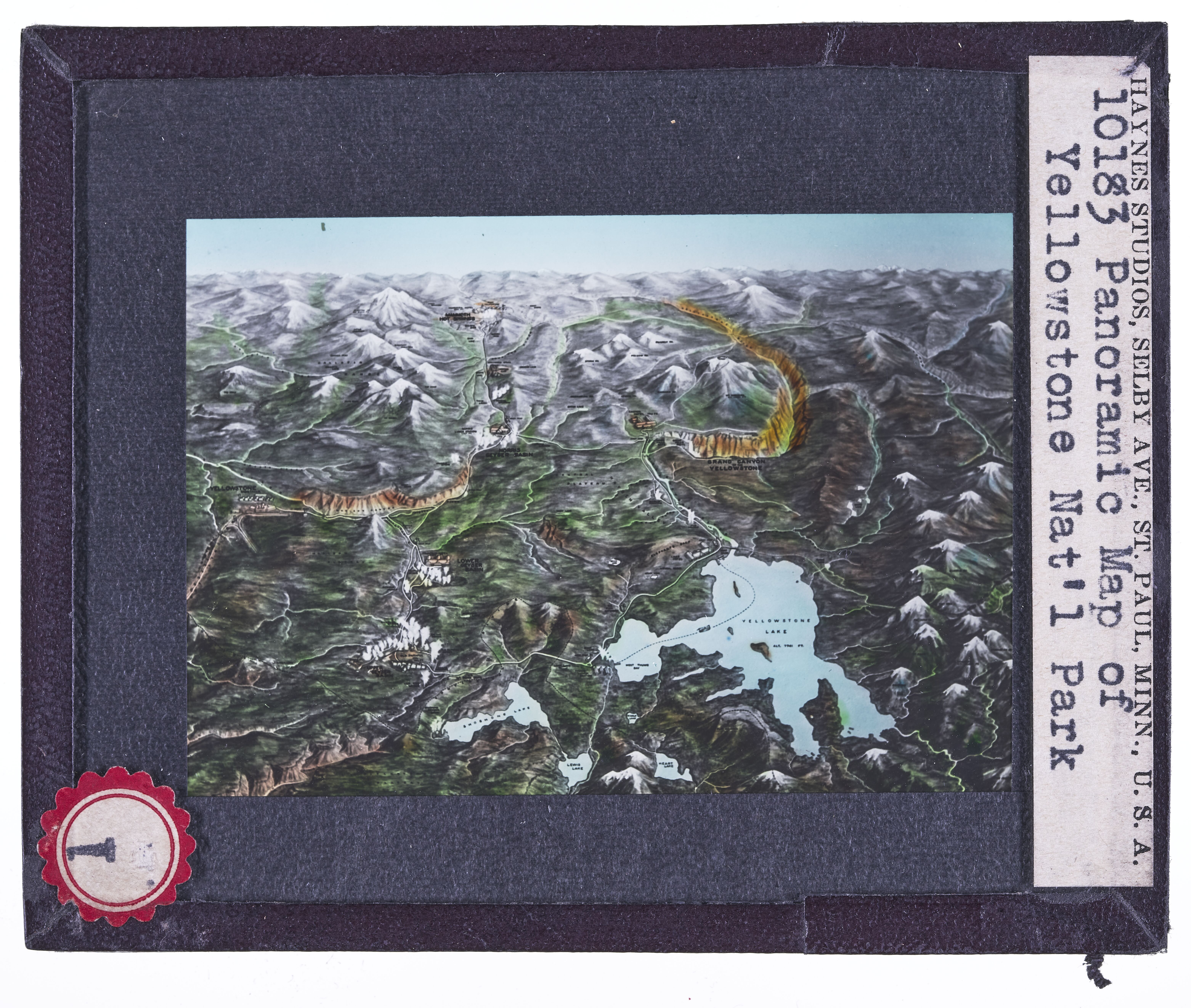 Panorama of Yellowstone Park