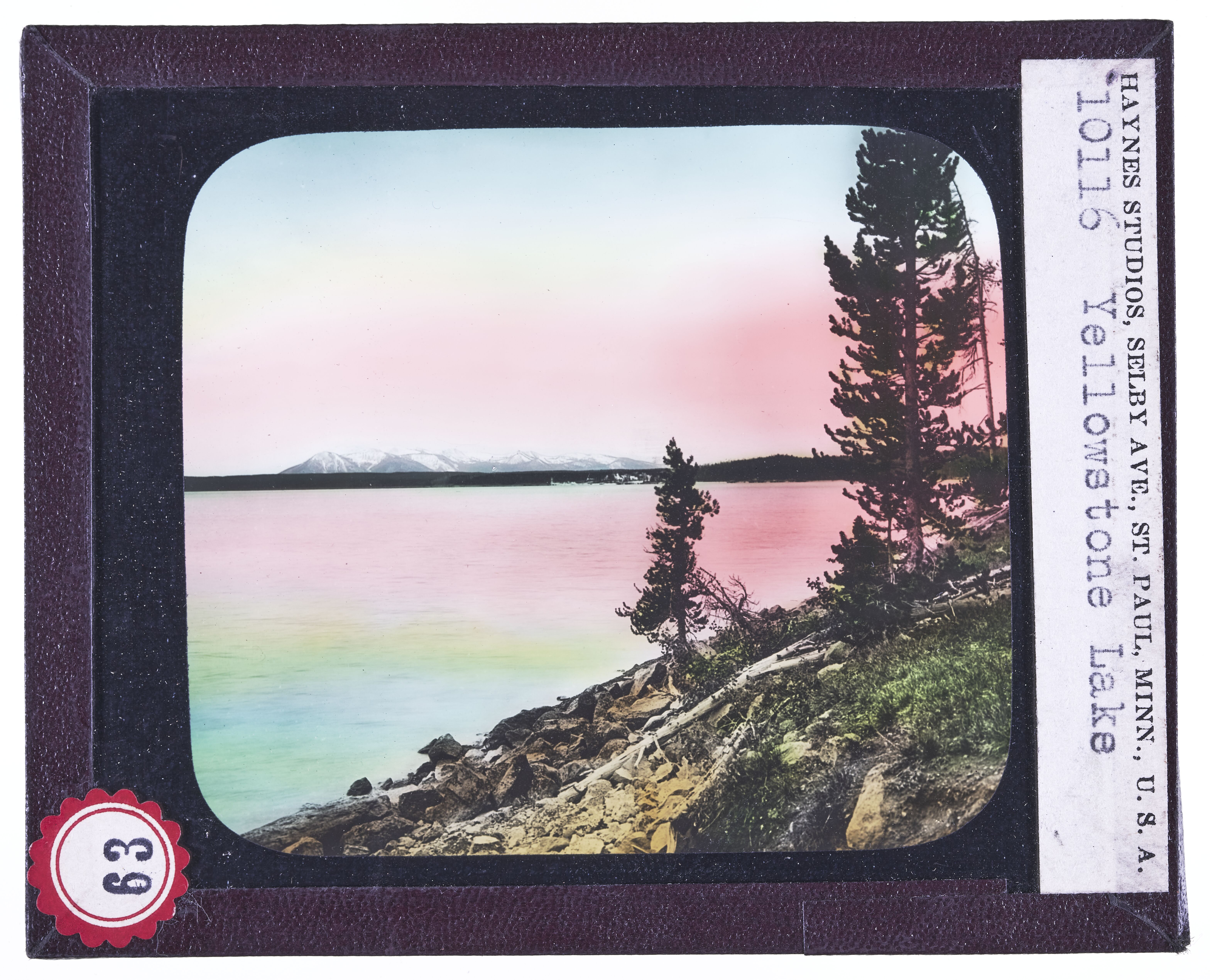 Yellowstone Lake and Mount Sheridan