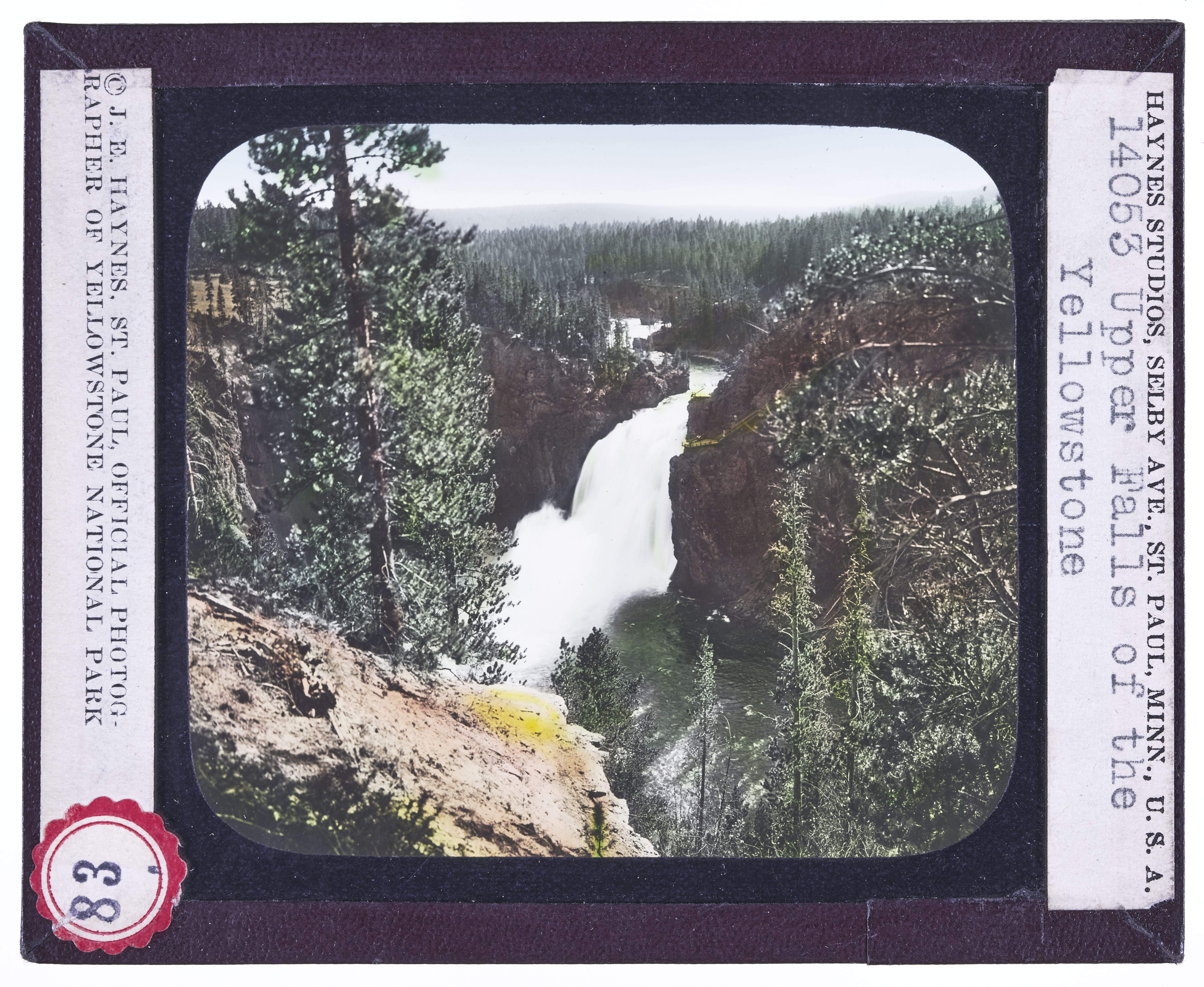 Upper Fall of the Yellowstone -- 109 Ft