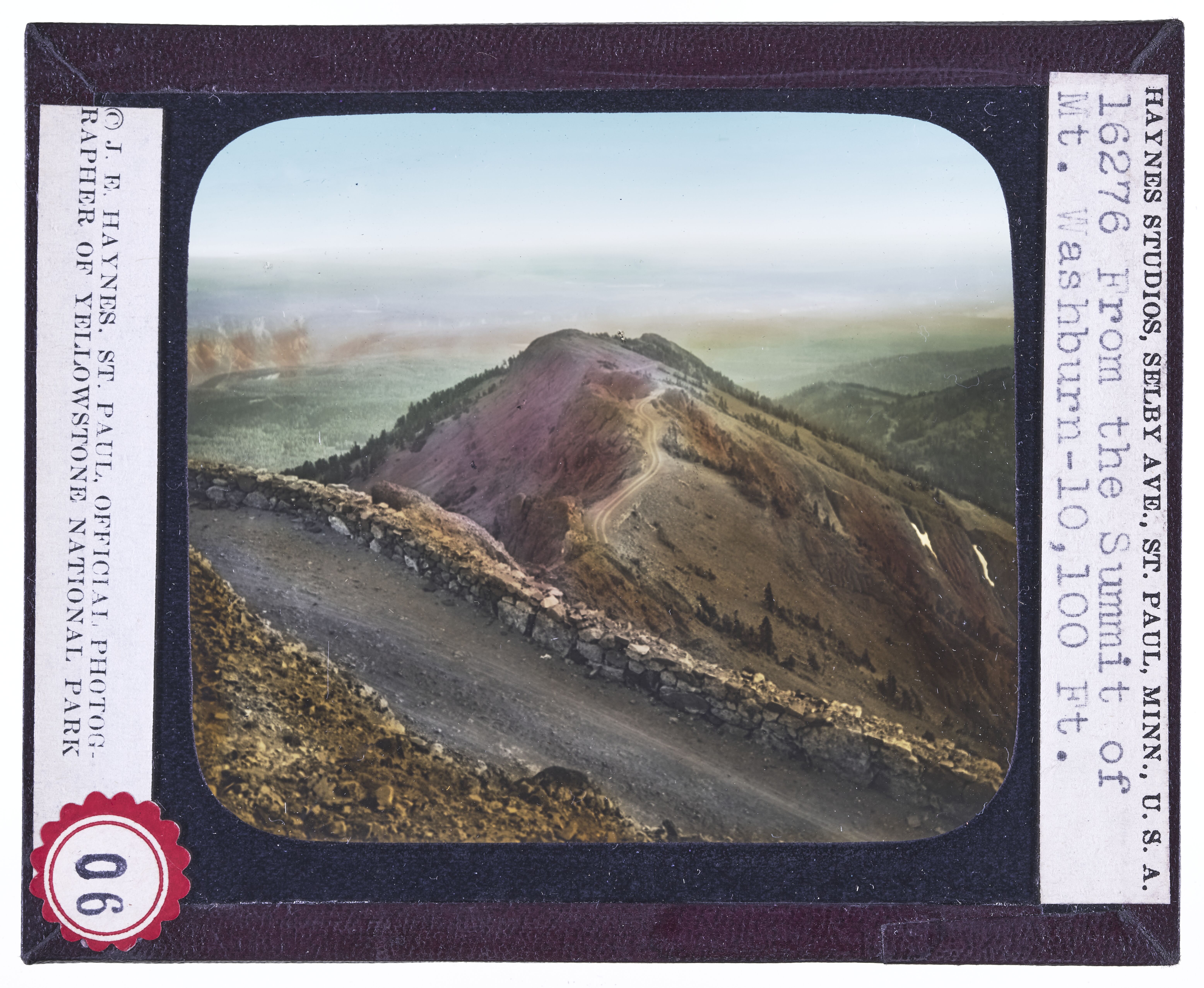 Roadway from the Summit of Mount Washburn