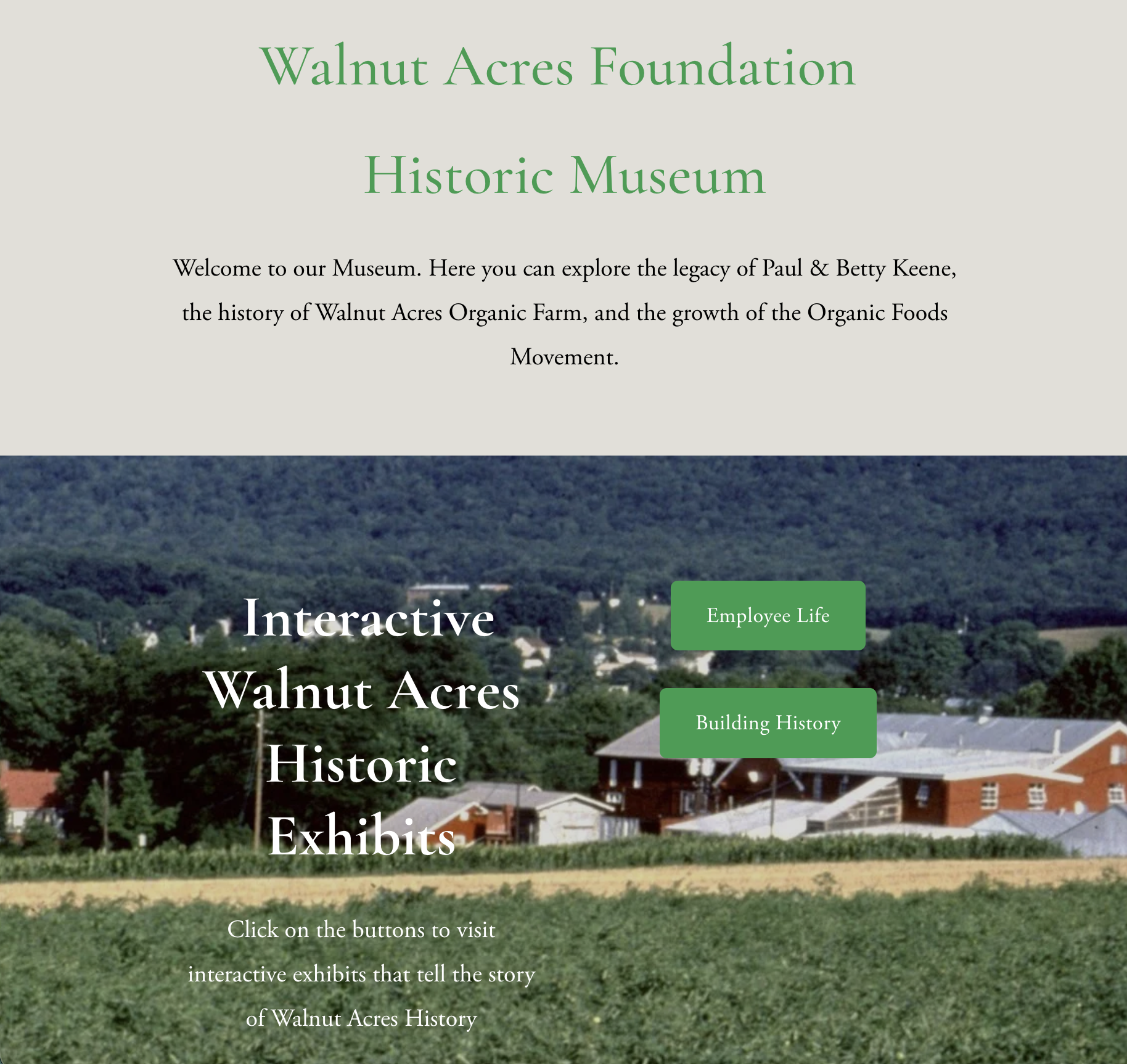 Walnut Acres Foundation Historic Museum