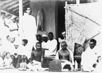 Celebrating Gandhi's birthday