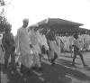 Jawaharlal Nehru visiting Sevagram Ashram